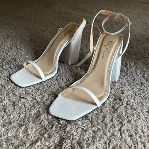 nasty gal white heels